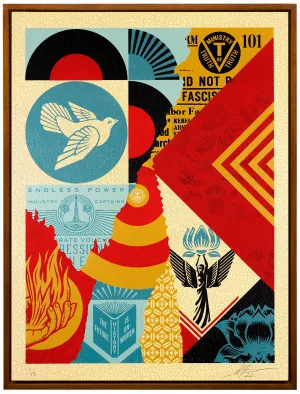 Shepard Fairey | The Future Is Unwritten - Collage