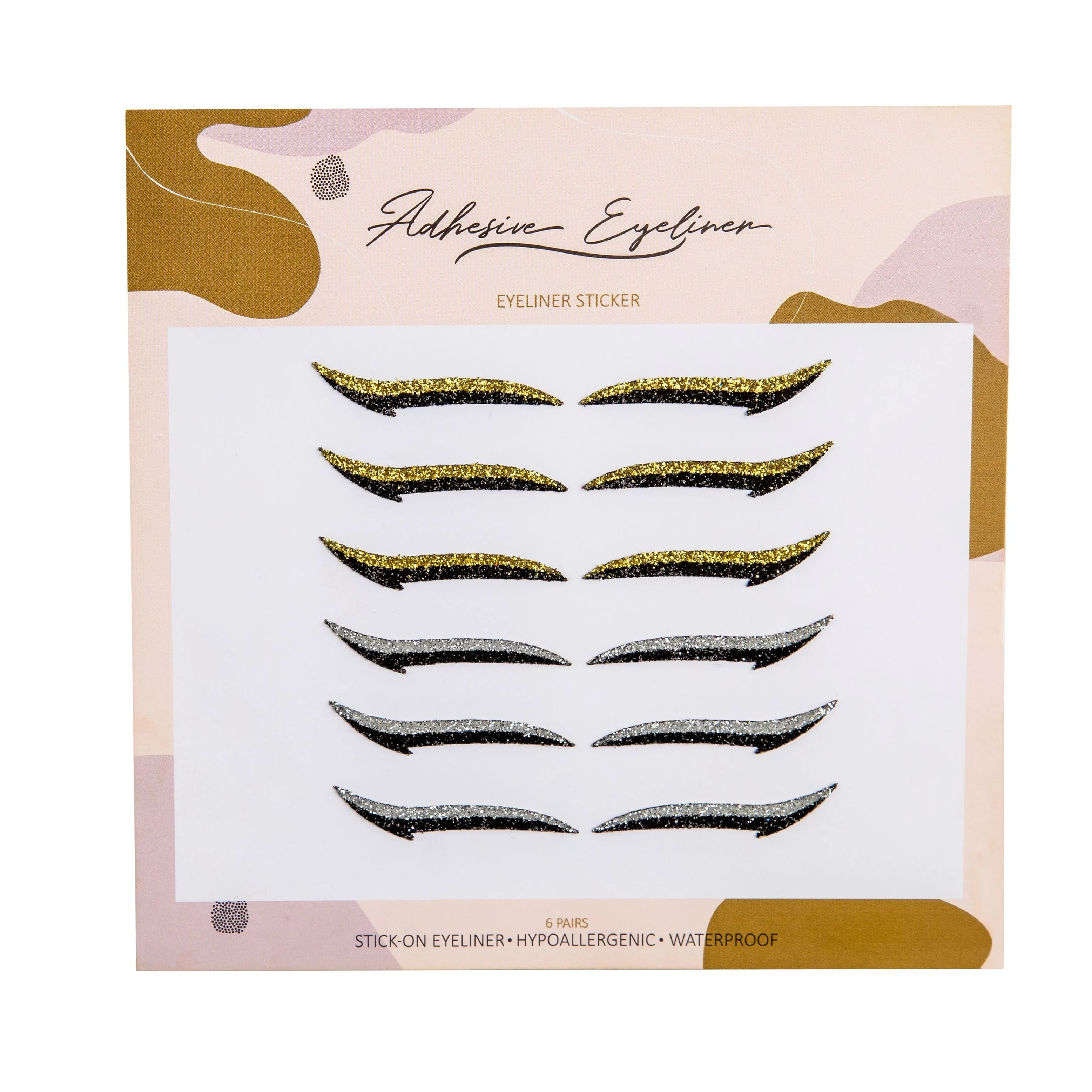 Sold out Classic Gold & Silver - Eyeliner Sticker 6 Pairs