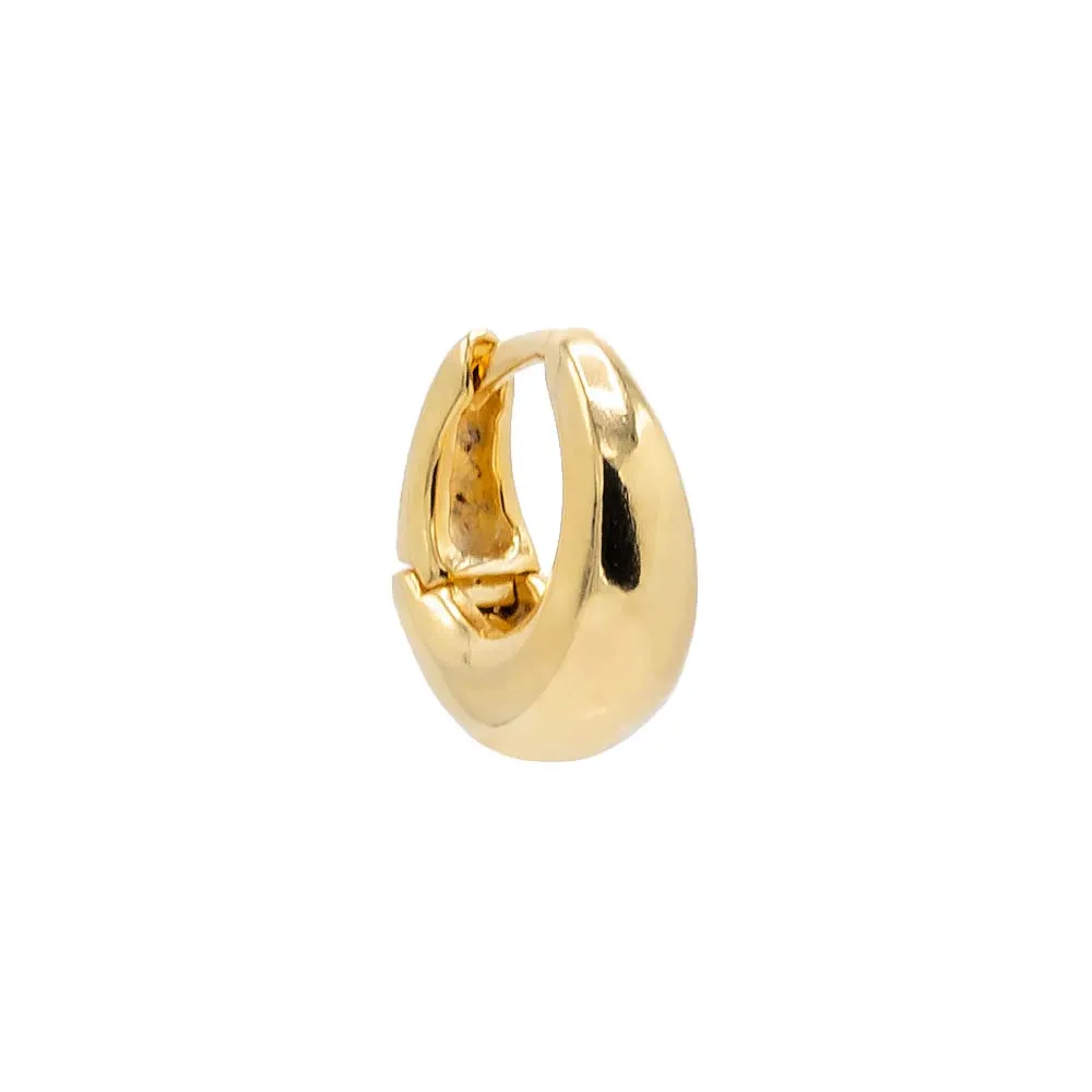 Solid Chubby Graduated Huggie Earring