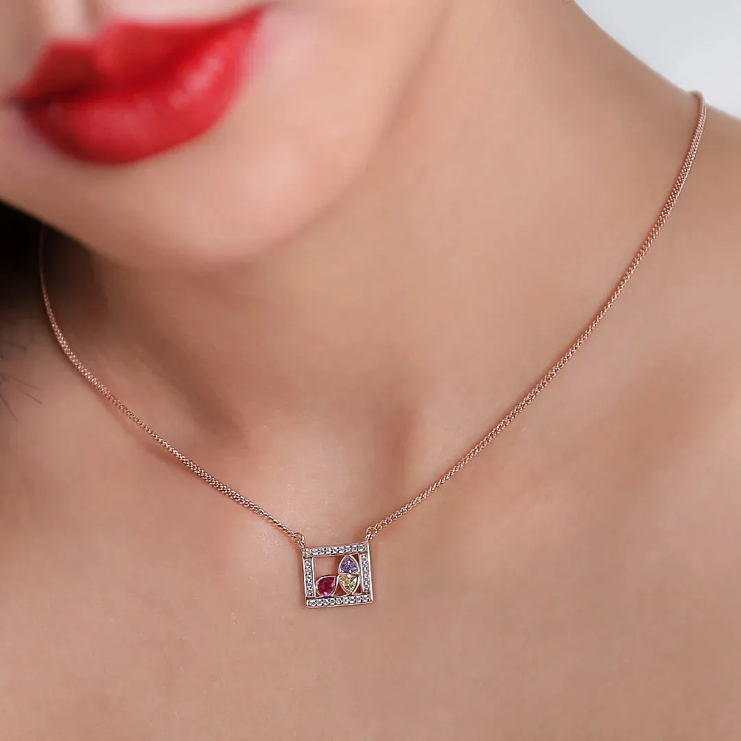 Square Necklace La beauté de l'espoir Collection by Venus