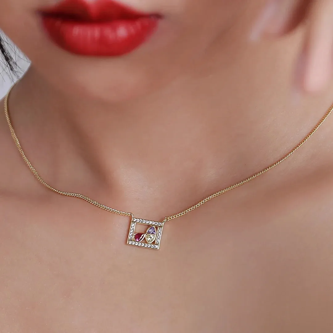 Square Necklace La beauté de l'espoir Collection by Venus