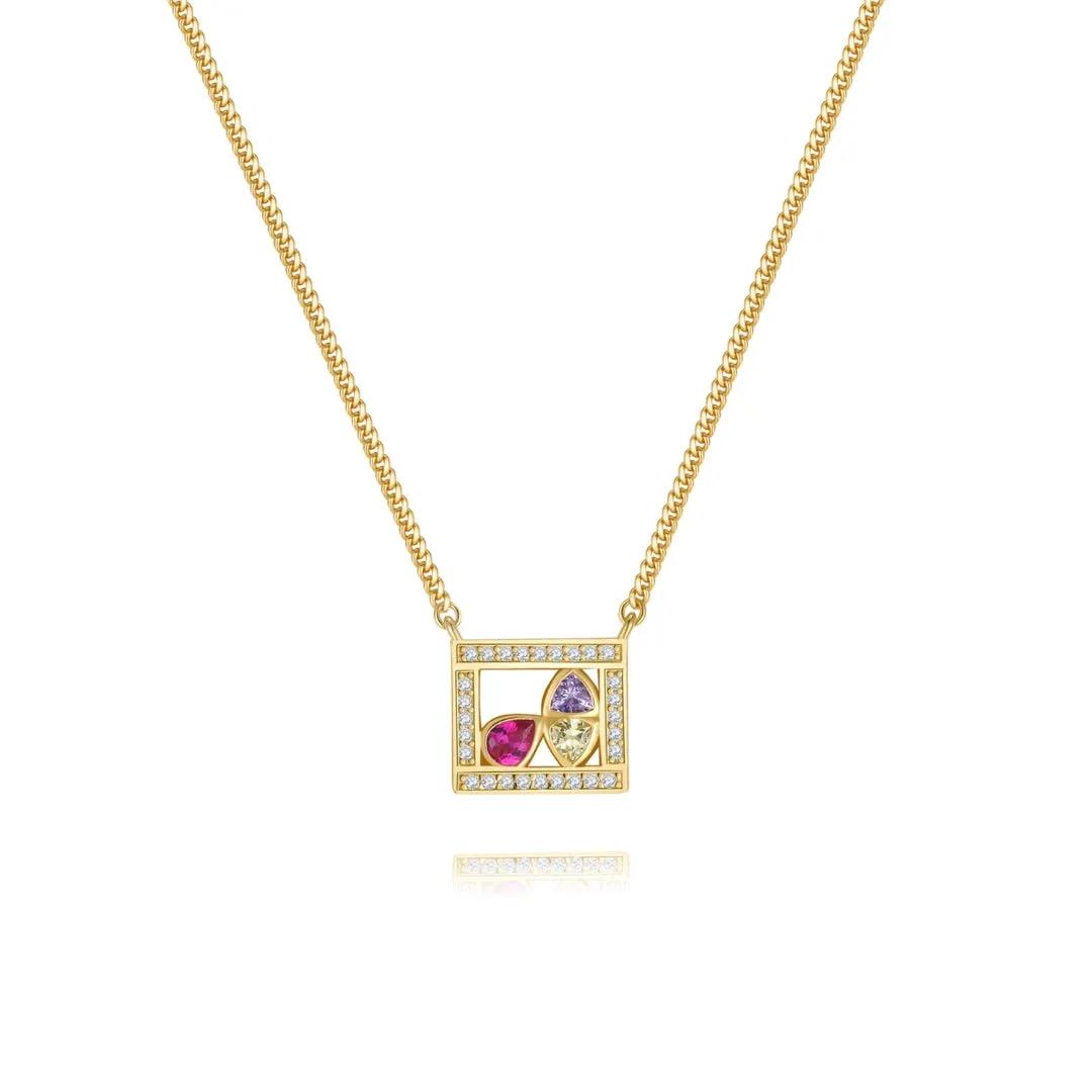 Square Necklace La beauté de l'espoir Collection by Venus