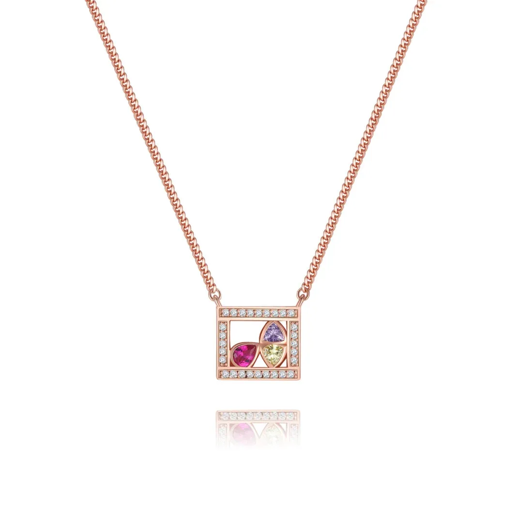 Square Necklace La beauté de l'espoir Collection by Venus