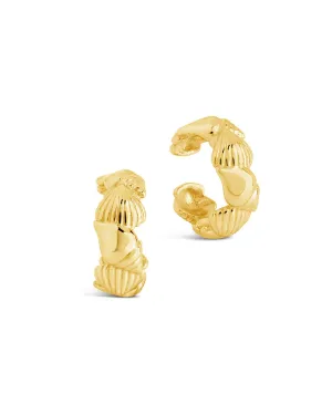 Sterling Silver Cali Shell Ear Cuff Set of 2