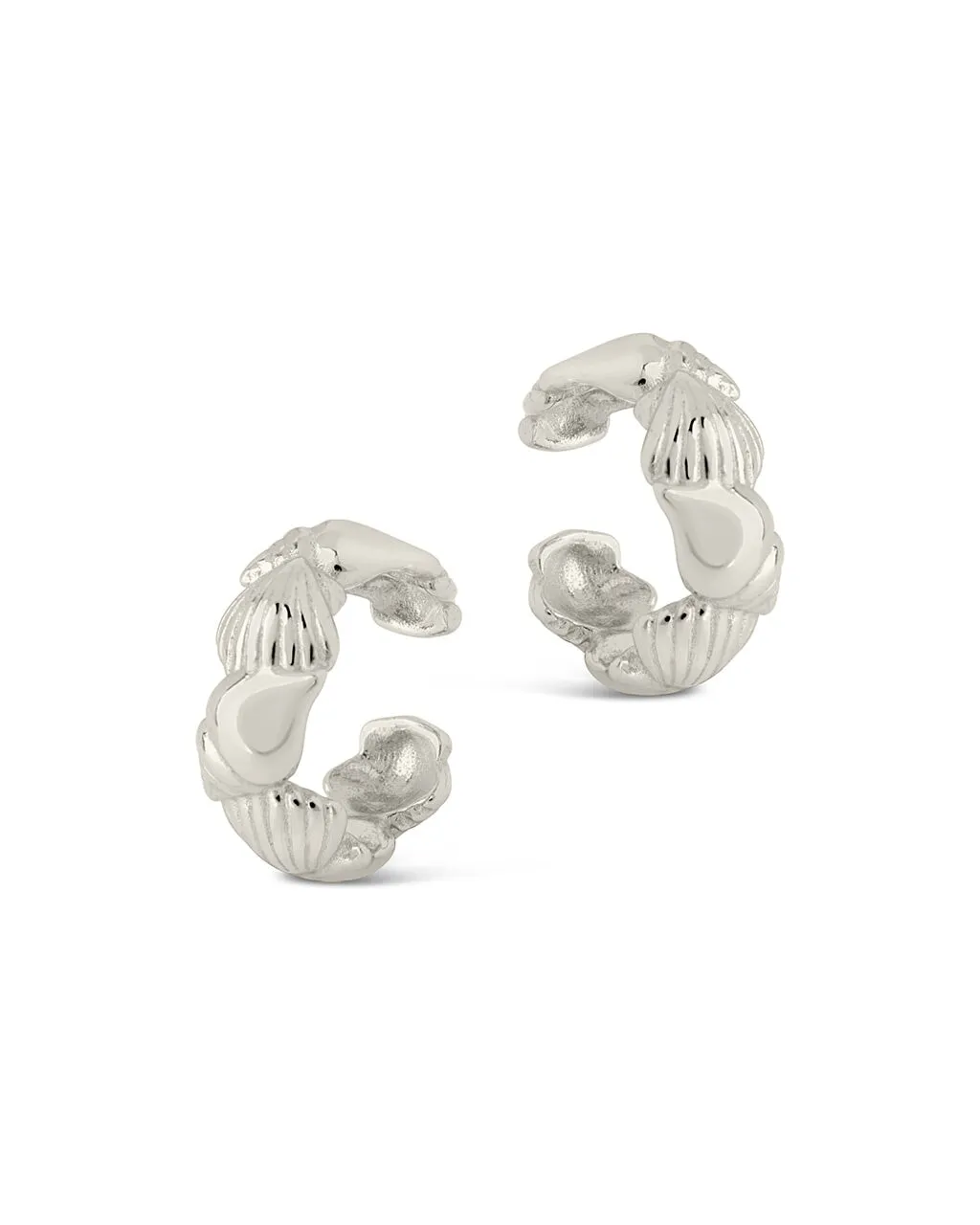Sterling Silver Cali Shell Ear Cuff Set of 2