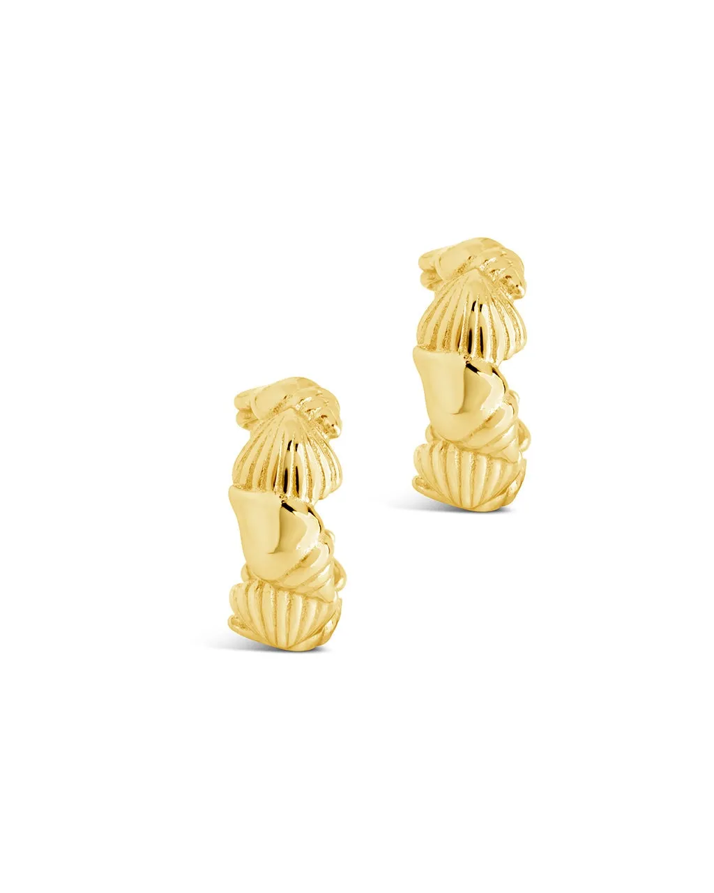 Sterling Silver Cali Shell Ear Cuff Set of 2