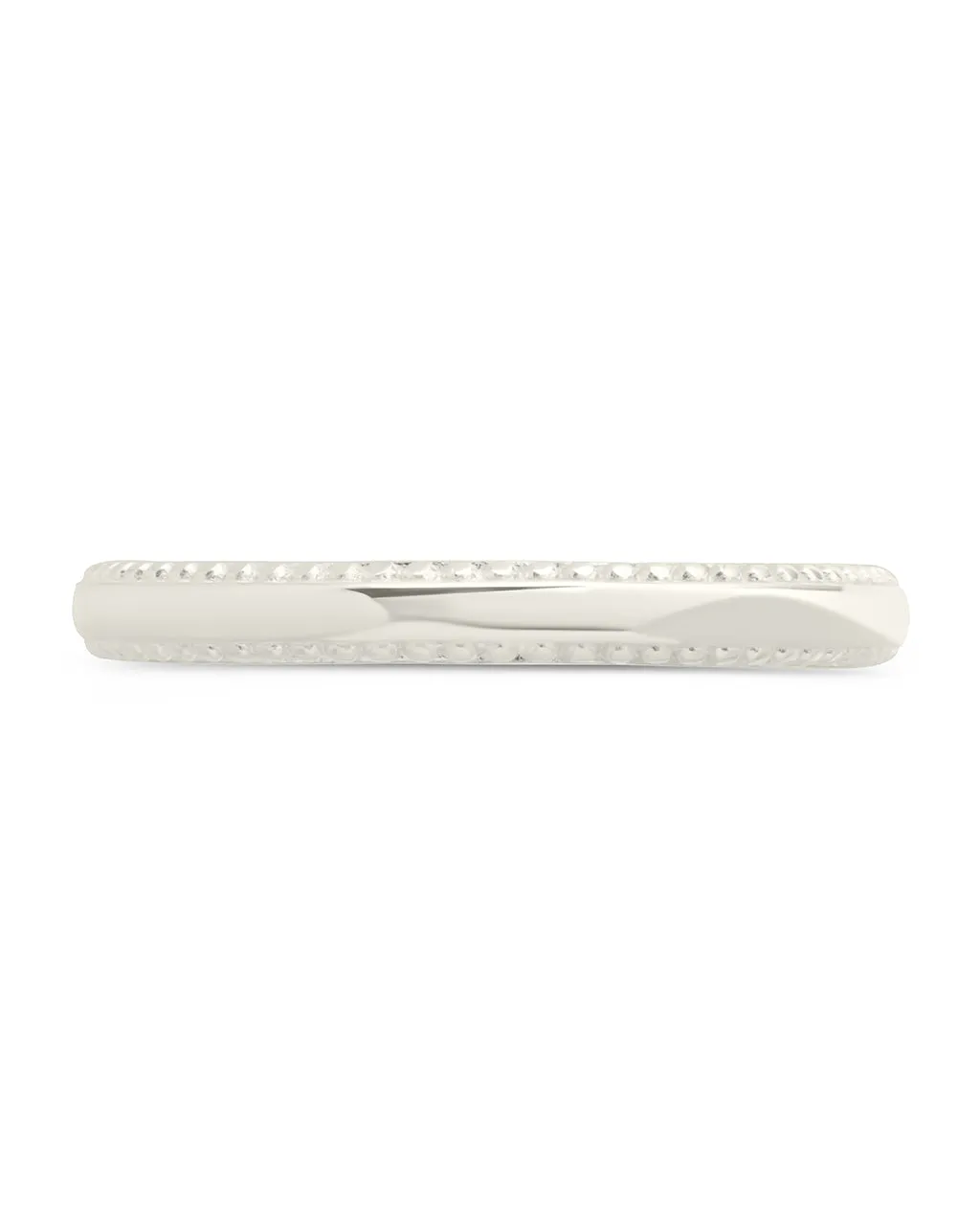 Sterling Silver Kayden Thin Textured Ring