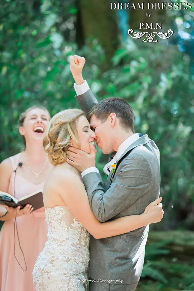 Strapless Lace Wedding Dress (#Sabra)