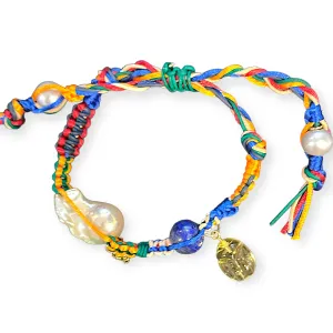 SUNNY DAY SKY SCARAB ROCKER BRACELET