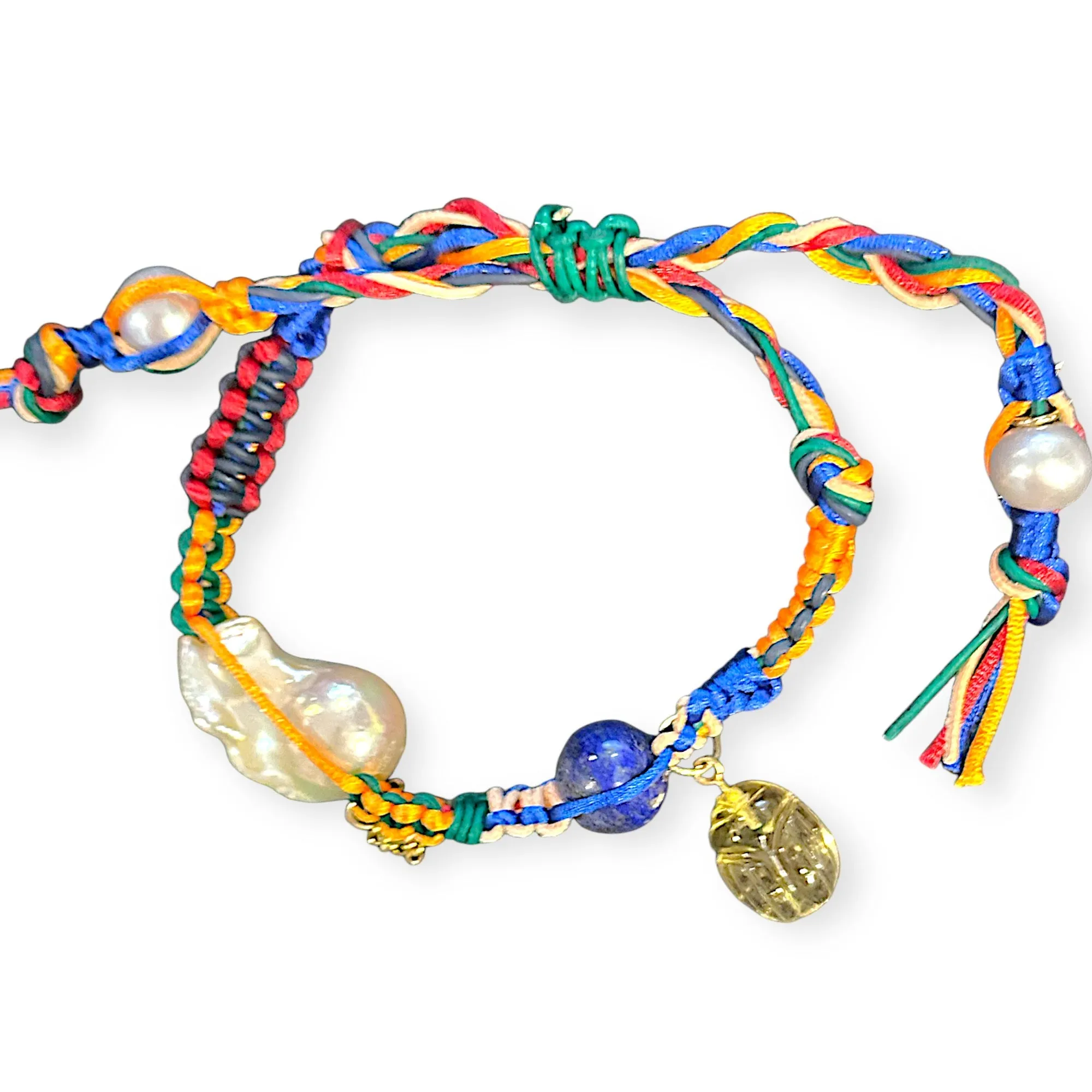SUNNY DAY SKY SCARAB ROCKER BRACELET