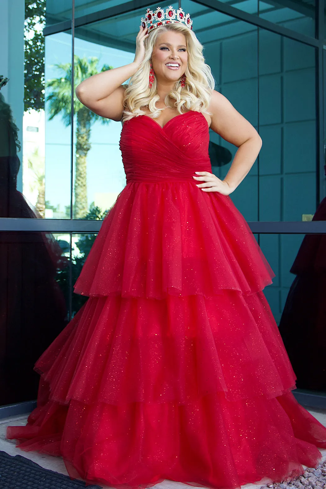 Top Tier Prom Ball Gown