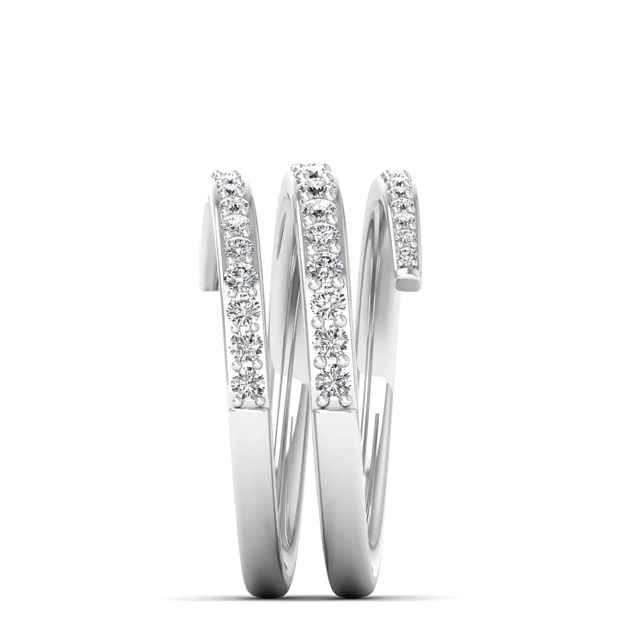 Triple Wrap Diamond Ring