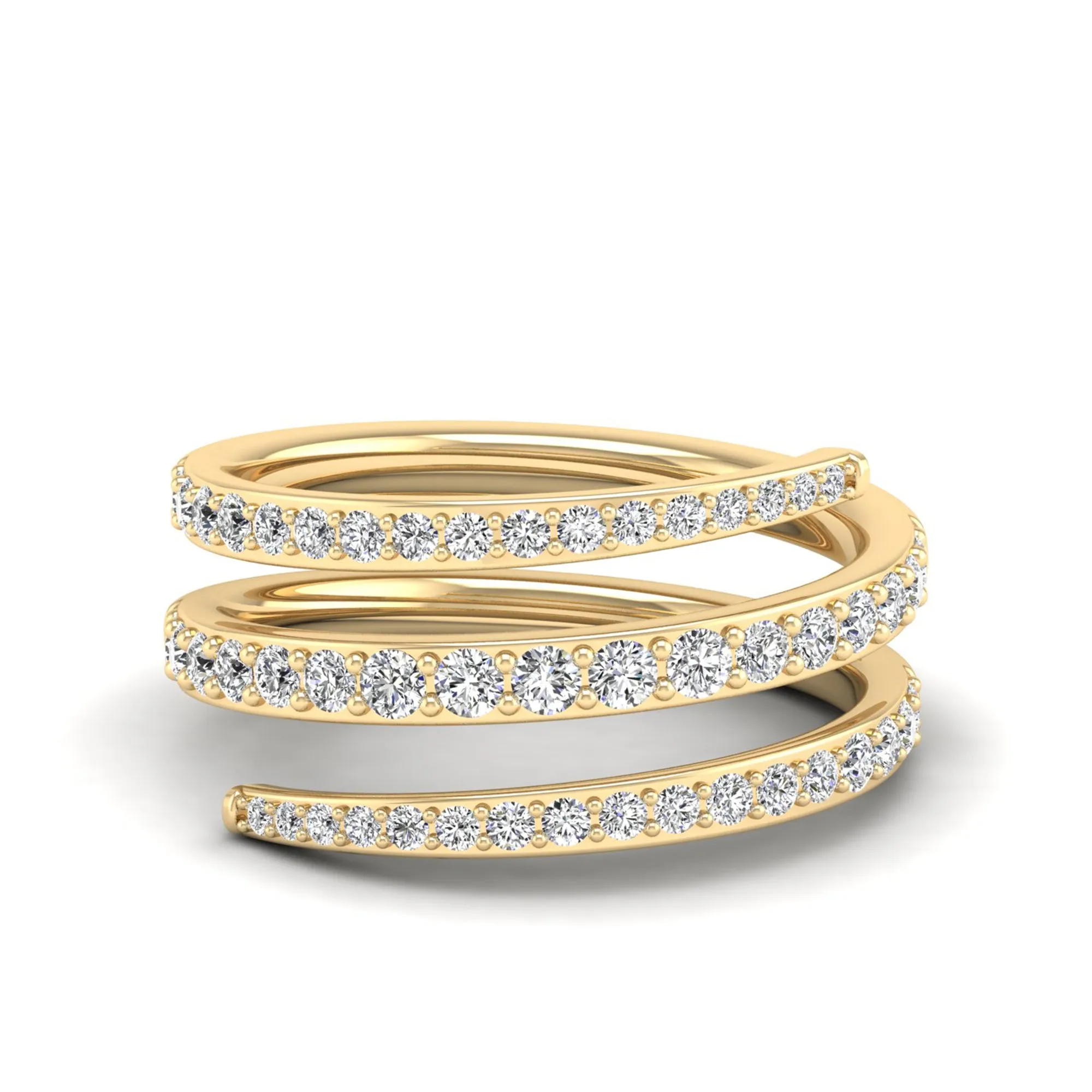 Triple Wrap Diamond Ring
