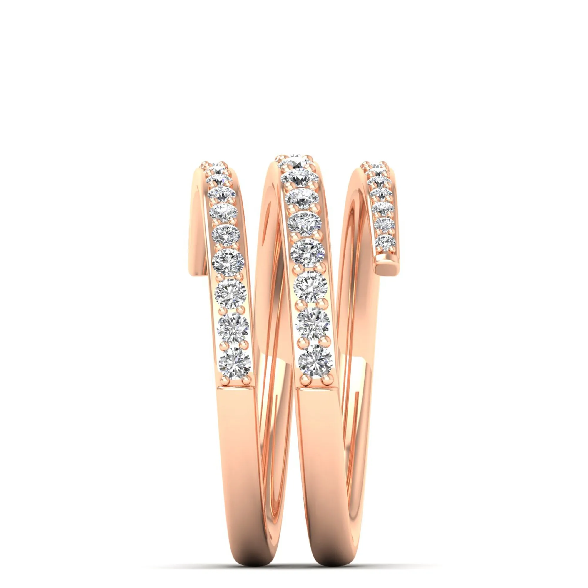 Triple Wrap Diamond Ring