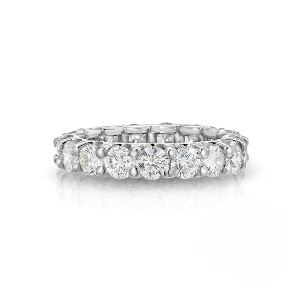 U-Prong Diamond Eternity Ring