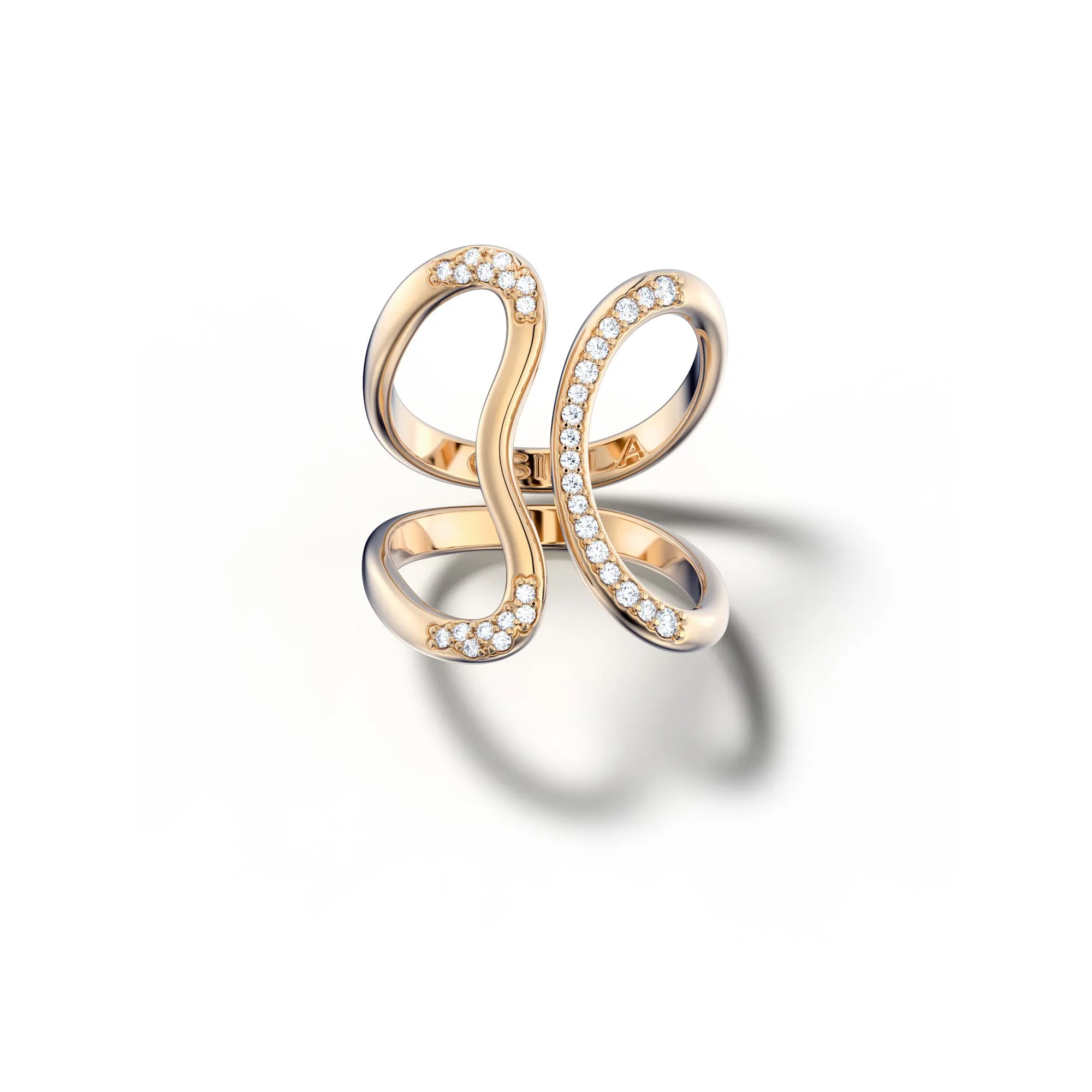 Uniq Gaea - 18k Yellow Gold Diamond Ring