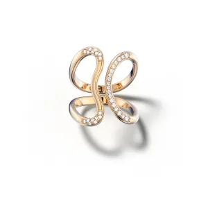 Uniq Gaea - 18k Yellow Gold Diamond Ring