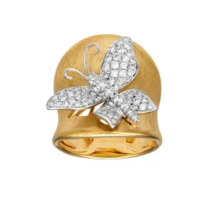 Vlinder Butterfly Motif Cocktail Ring