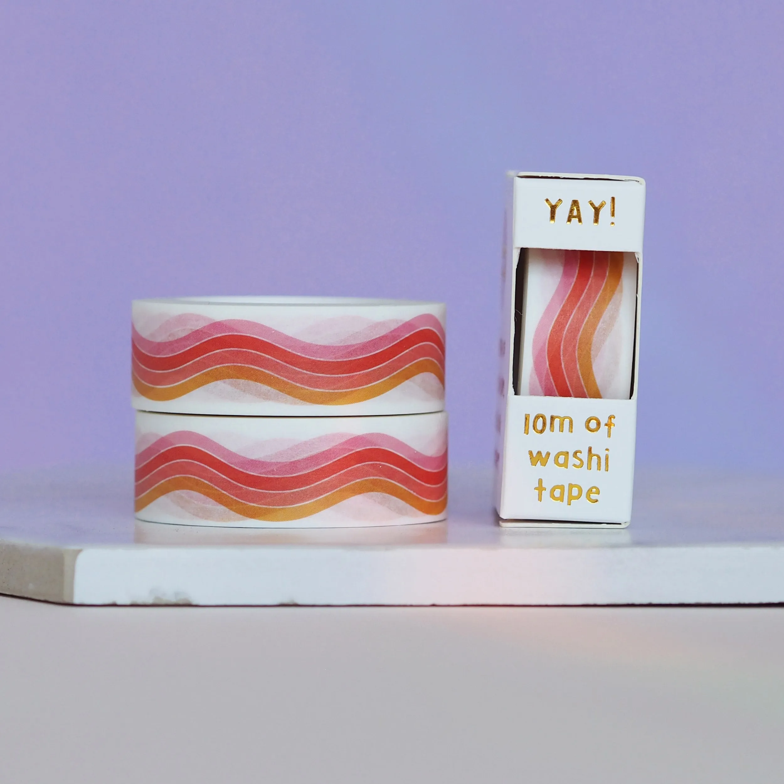 Wavy Rainbow Washi Tape