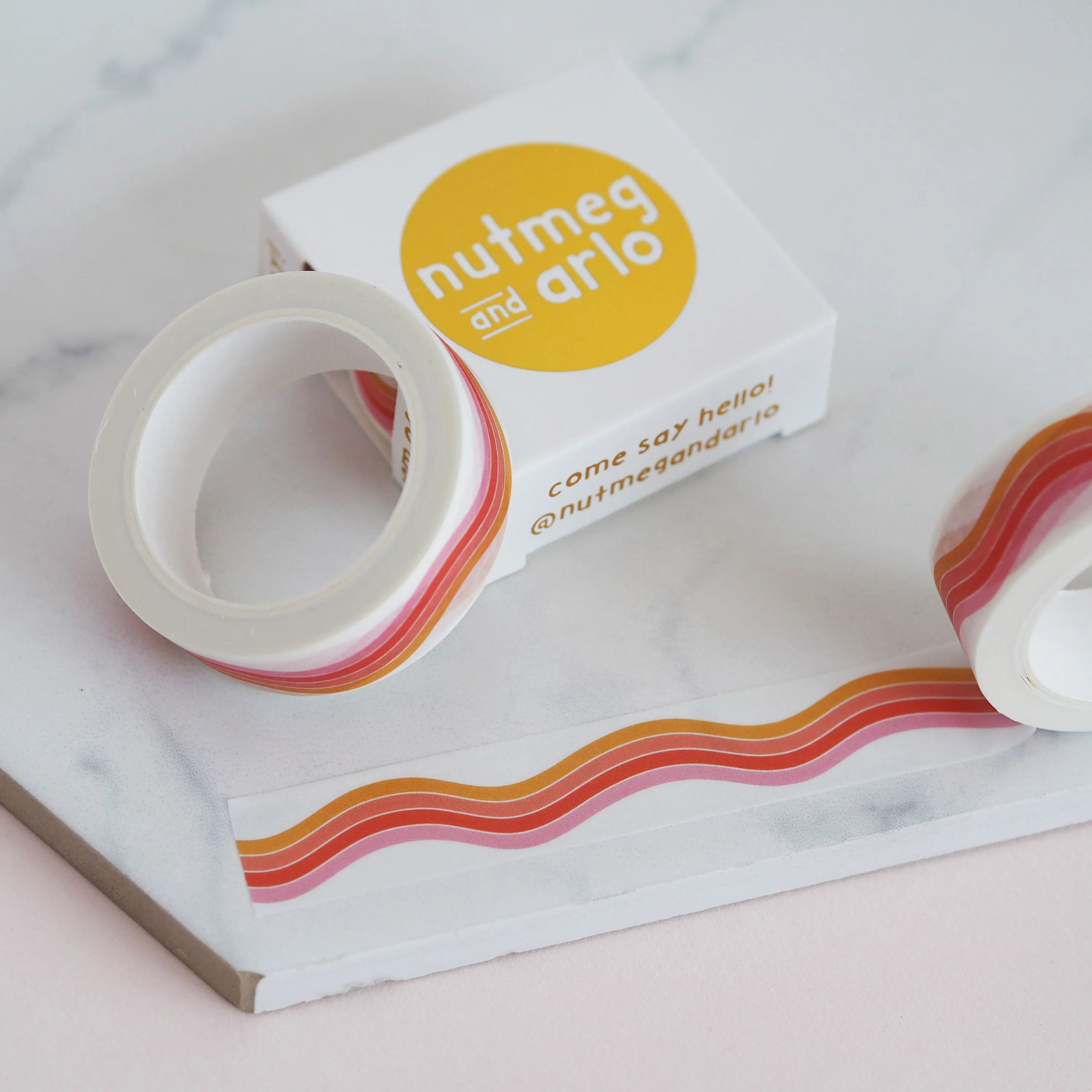 Wavy Rainbow Washi Tape
